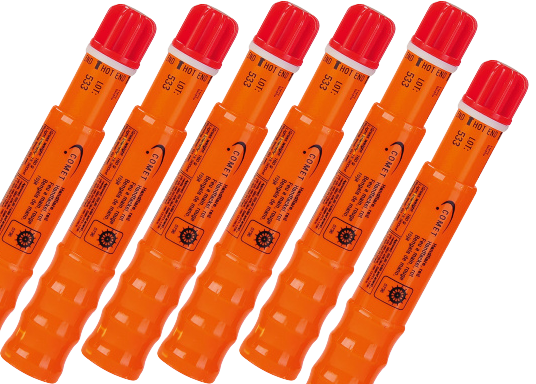 Red Hand Flare - Comet Red Hand Flare - Comet